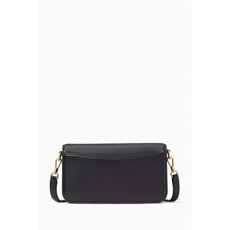 Kate Spade New York - Small Dakota Crossbody Bag in Leather Black