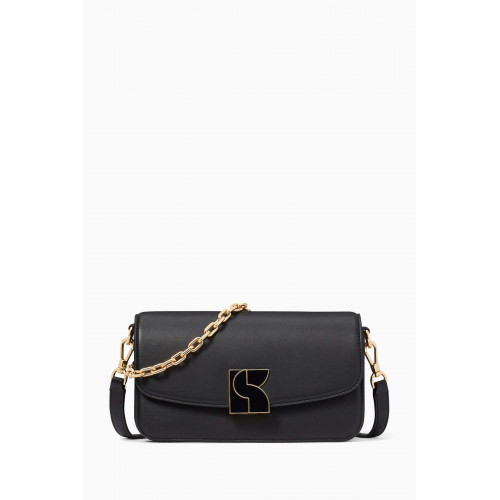 Kate Spade New York - Small Dakota Crossbody Bag in Leather Black