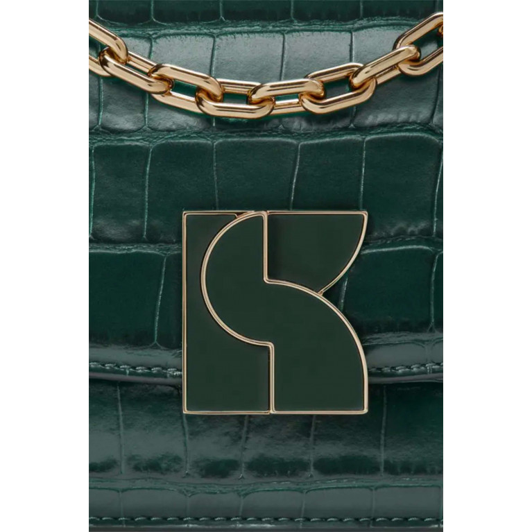 Kate Spade New York - Small Dakota Crossbody Bag in Croc-embossed Leather