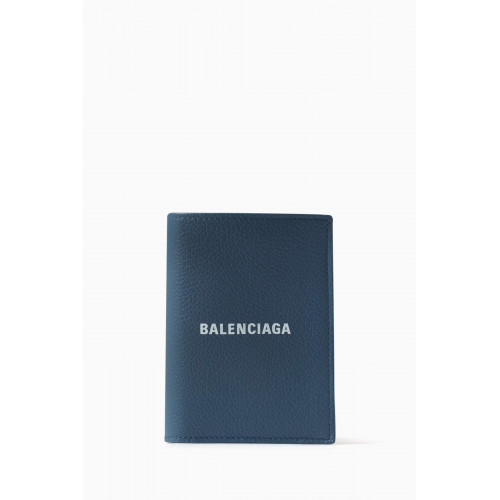 Balenciaga - Cash Vertical Bifolded Wallet in Grained Calfskin