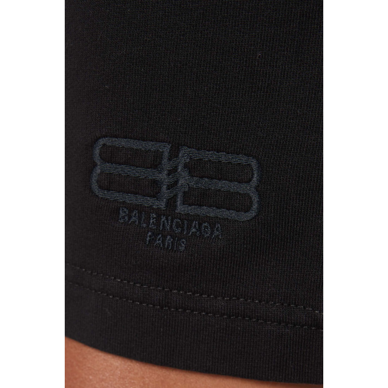 Balenciaga - BB Paris Icon Logo-embroidered Sweatshorts in Fleece