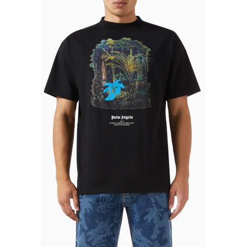 Palm Angels - Hunting in the Forest T-shirt in Cotton-jersey