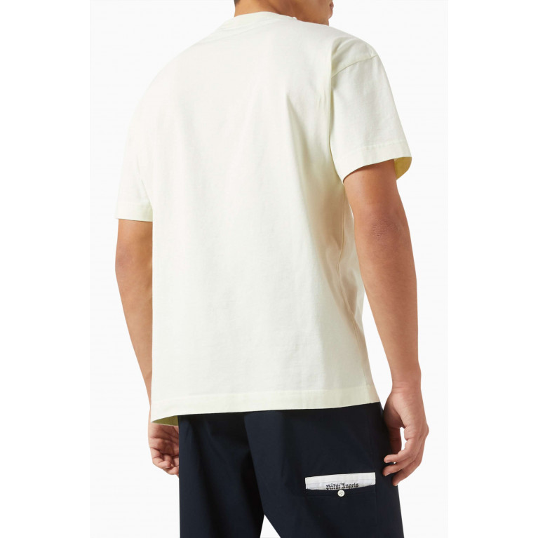 Palm Angels - Leon Logo Classic T-shirt in Cotton-jersey