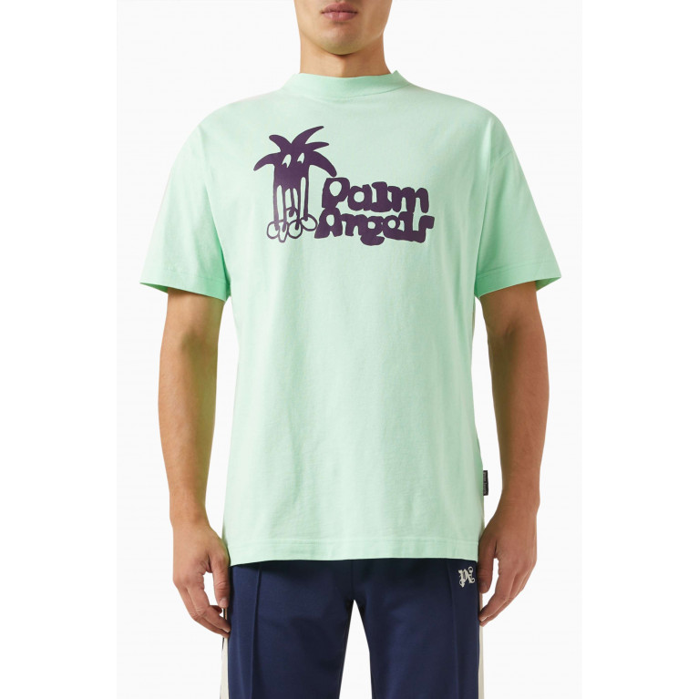 Palm Angels - Douby Classic T-shirt in Cotton-jersey