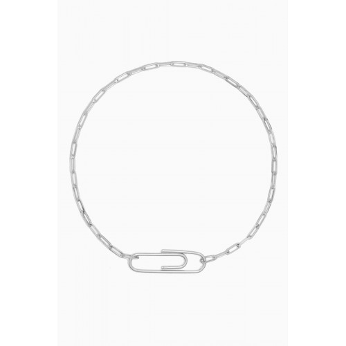 Miansai - Volt Link Paper Clip Bracelet in Sterling Silver