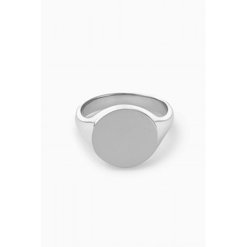 Miansai - Wells Signet Ring in Sterling Silver