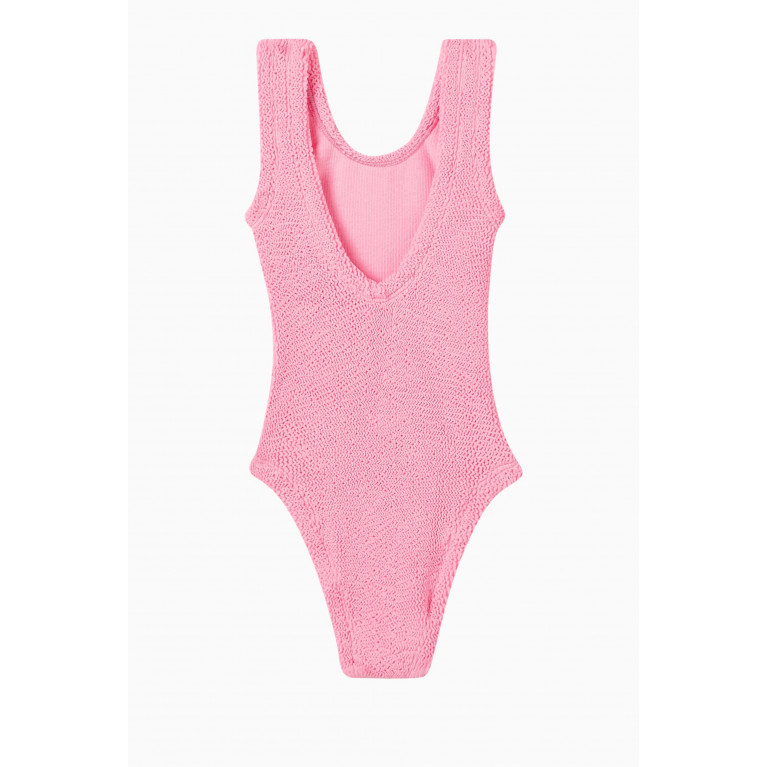 Hunza G - Classic One-piece Swimsuit Pink