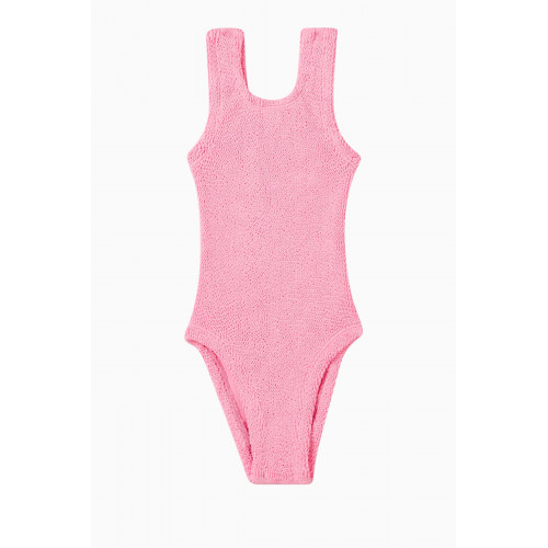 Hunza G - Classic One-piece Swimsuit Pink