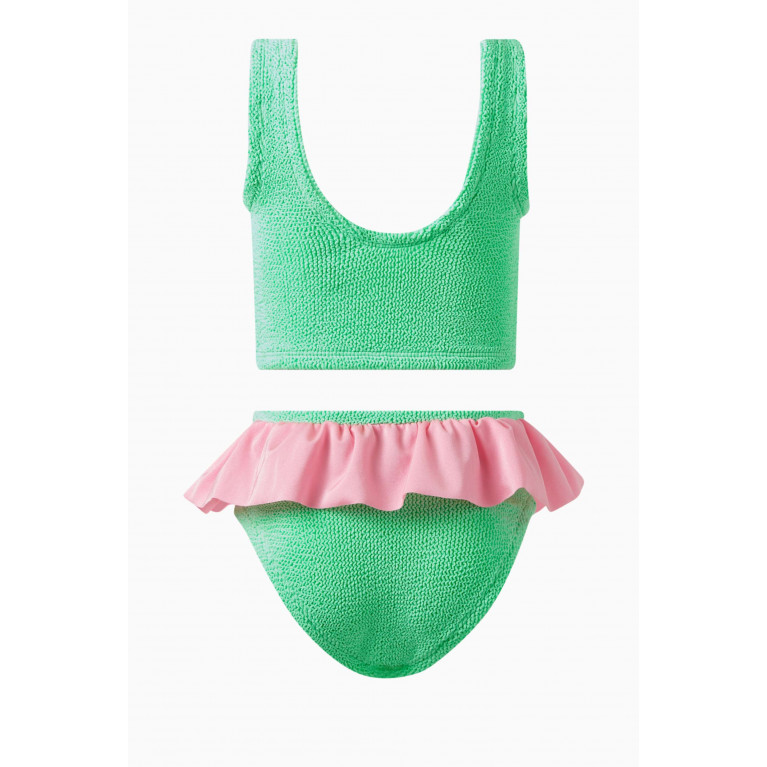 Hunza G - Baby Duo Olive Bikini Set in Nylon