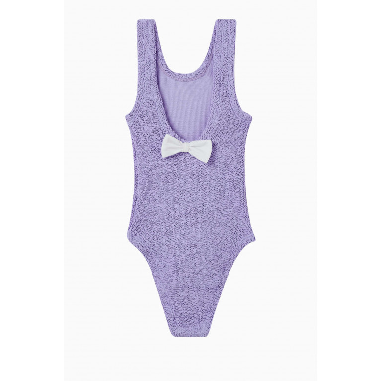 Hunza G - Alva One-piece Swimsuit Purple