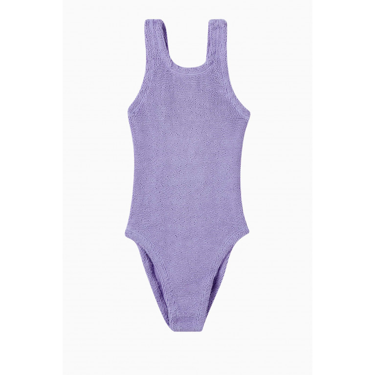 Hunza G - Alva One-piece Swimsuit Purple