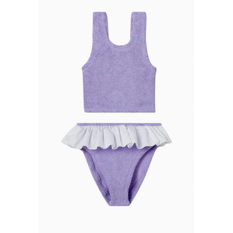 Hunza G - Olive Bikini Set Purple