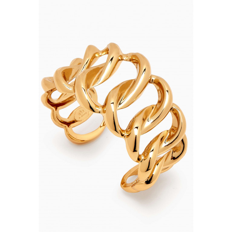 Gas Bijoux - Bronx Bracelet in 24kt Gold-plated Metal