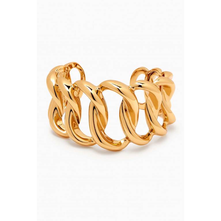 Gas Bijoux - Bronx Bracelet in 24kt Gold-plated Metal