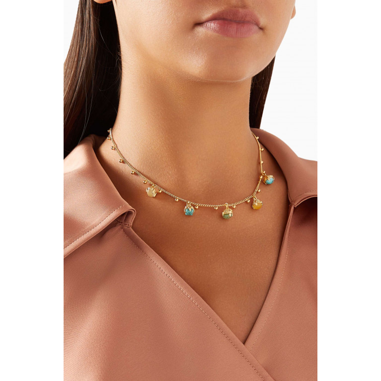 Gas Bijoux - Lucce Necklace in 24kt Gold-plated Metal