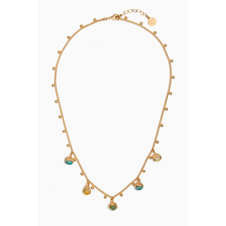 Gas Bijoux - Lucce Necklace in 24kt Gold-plated Metal