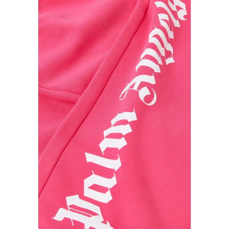 Palm Angels - Logo-print Sweatpants in Cotton Pink