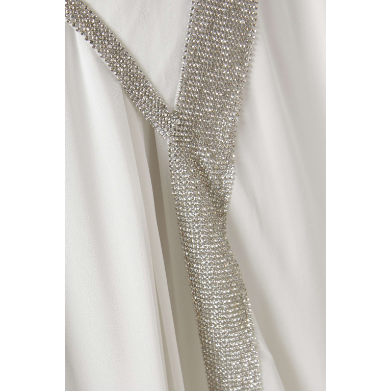 Zeena Zaki - Embellished Maxi Dress in Chiffon