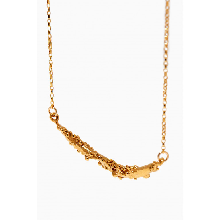 Alighieri - The Bewitching Constellation Necklace in 24kt gold-plated bronze