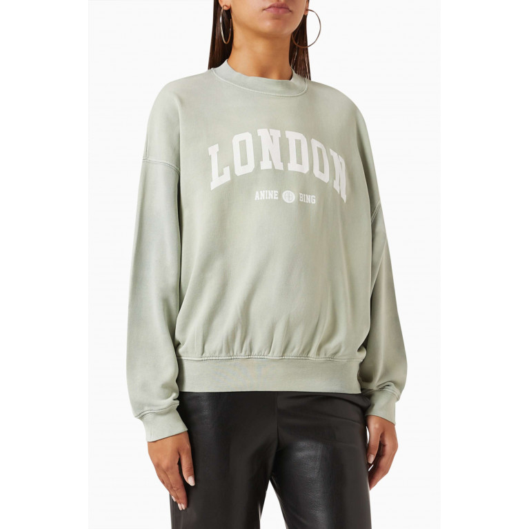ANINE BING - London Jaci University Sweatshirt