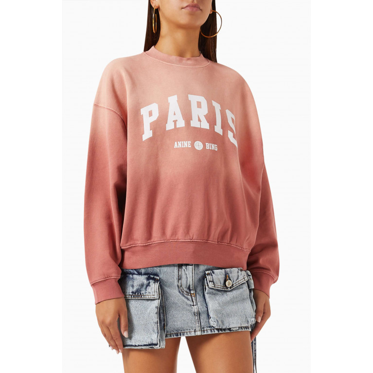 ANINE BING - Paris Jaci University Sweatshirt