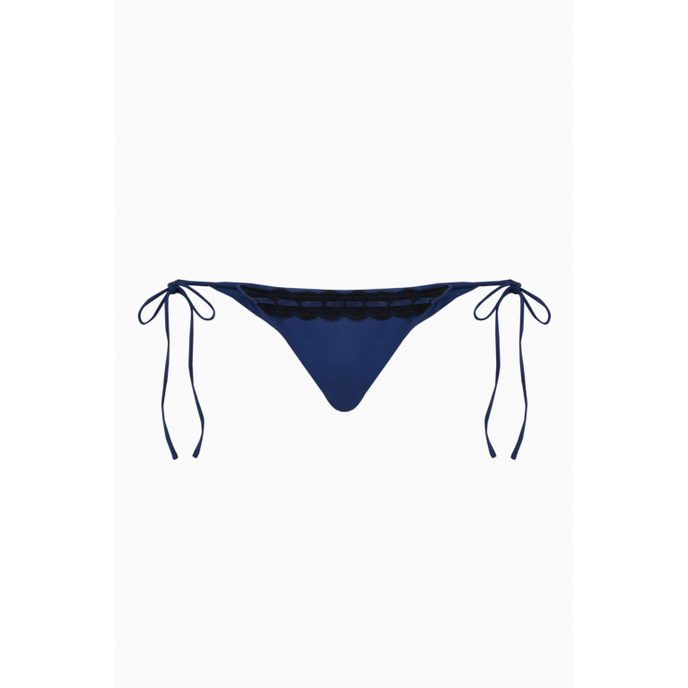 Frankies Bikinis - x Sydney Sweeney Venice Bikini Briefs Blue