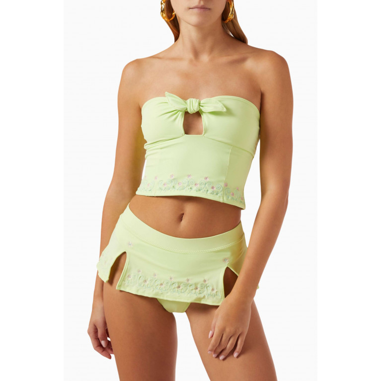 Frankies Bikinis - x Sydney Sweeney Rocky Bikini Swim Skirt