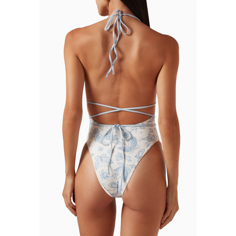Frankies Bikinis - x Sydney Sweeney Gemma Wrap One-piece Swimsuit Multicolour