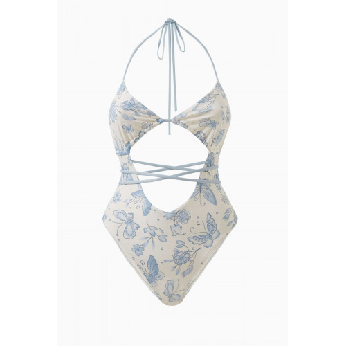 Frankies Bikinis - x Sydney Sweeney Gemma Wrap One-piece Swimsuit Multicolour