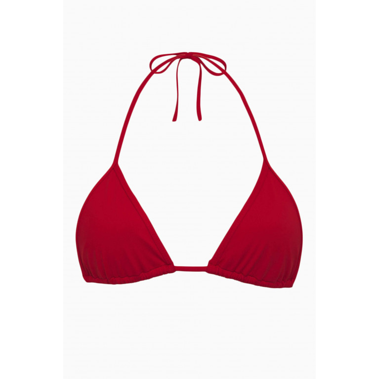 Frankies Bikinis - x Pamela Anderson Zeus Bikini Top Red