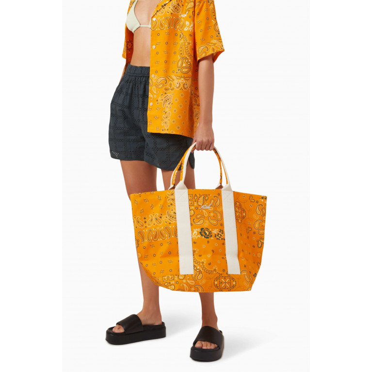Kith - Paisley Tote Bag in Cotton-canvas