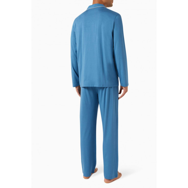 Derek Rose - Basel Pyjama Set in Micro Modal-jersey