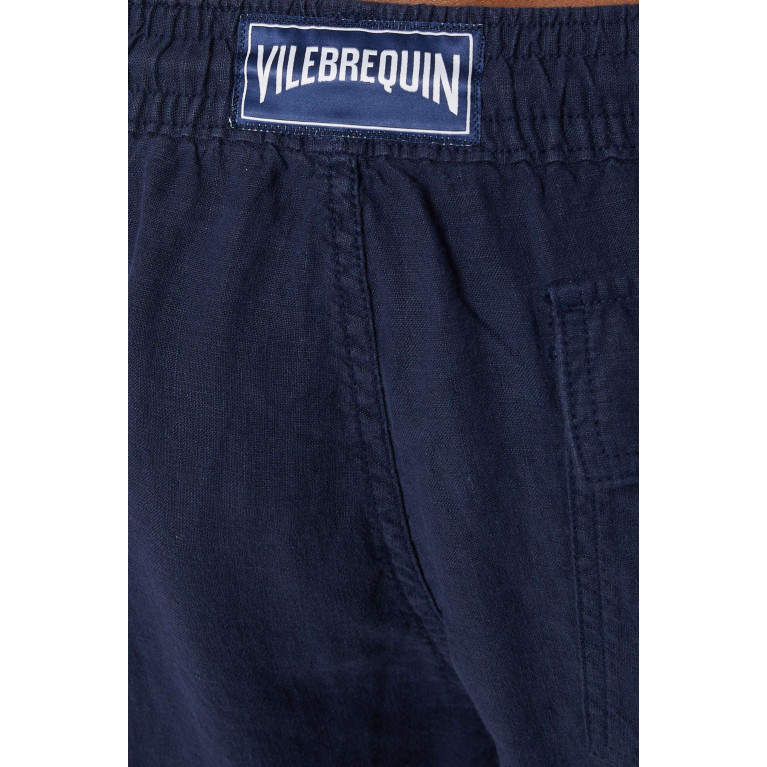 Vilebrequin - Baie Cargo Shorts in Linen Blue