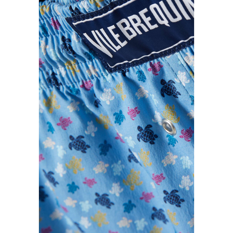 Vilebrequin - Micro Tortoise Swim Shorts in Recycled Polyamide Stretch