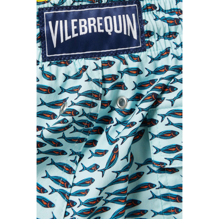Vilebrequin - Moorise Gulf Stream Swim Shorts in Stretch Nylon