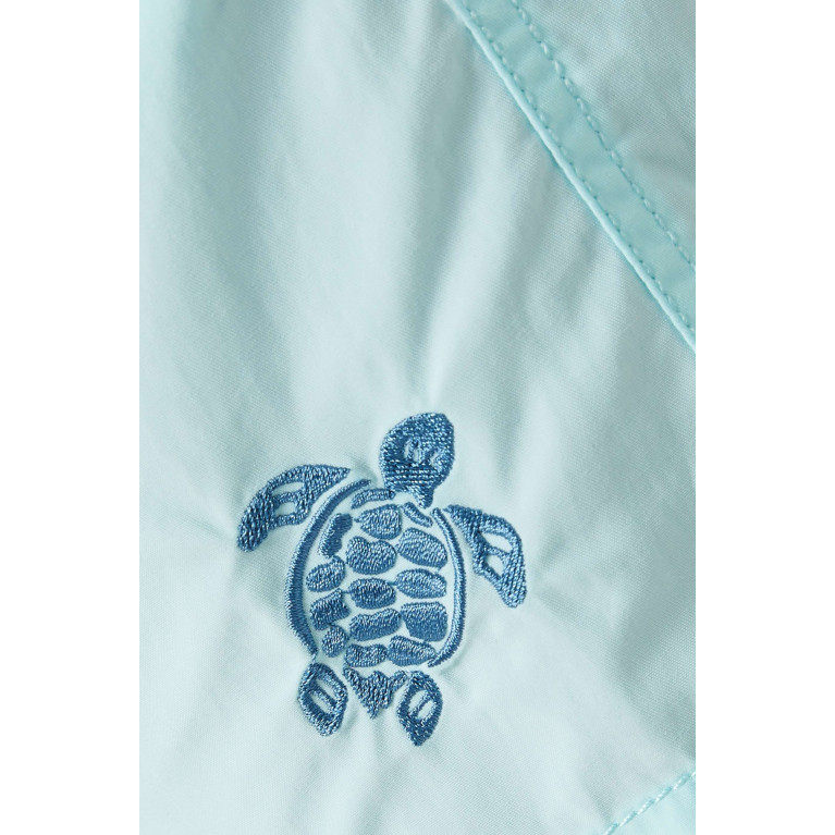 Vilebrequin - Bicolor Swim Shorts in Polyamide Blue