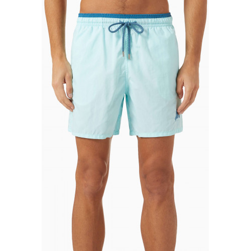 Vilebrequin - Bicolor Swim Shorts in Polyamide Blue