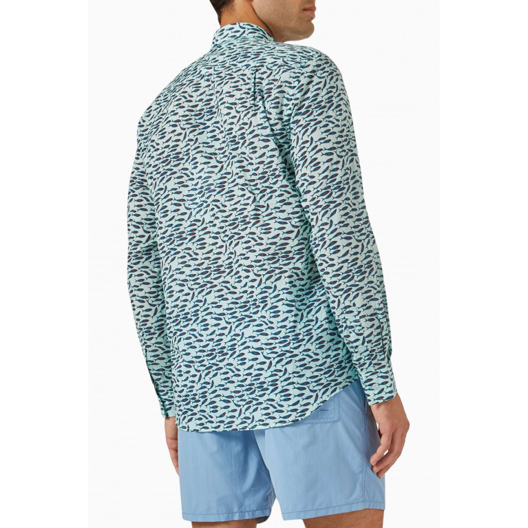 Vilebrequin - Caracal Printed Shirt in Organic Voile
