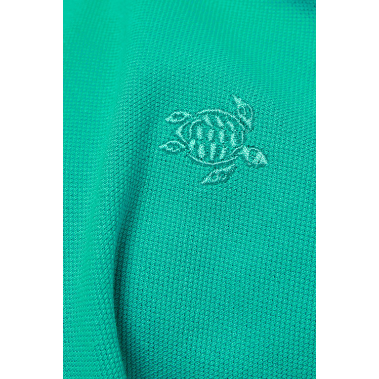 Vilebrequin - Palatin Polo Shirt in Organic Cotton-piqué Green