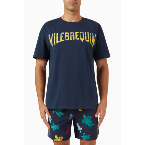 Vilebrequin - Tareck Tie-dyed Logo T-shirt in Organic Cotton-jersey