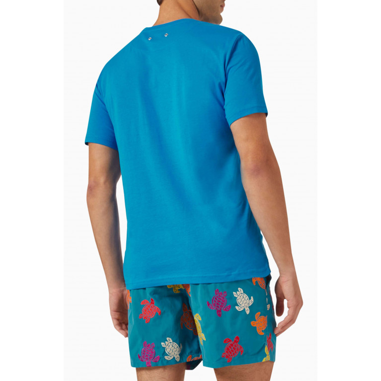 Vilebrequin - Titus T-shirt in Organic Cotton-jersey Blue