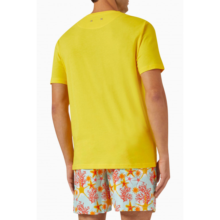 Vilebrequin - Titus T-shirt in Organic Cotton-jersey Yellow