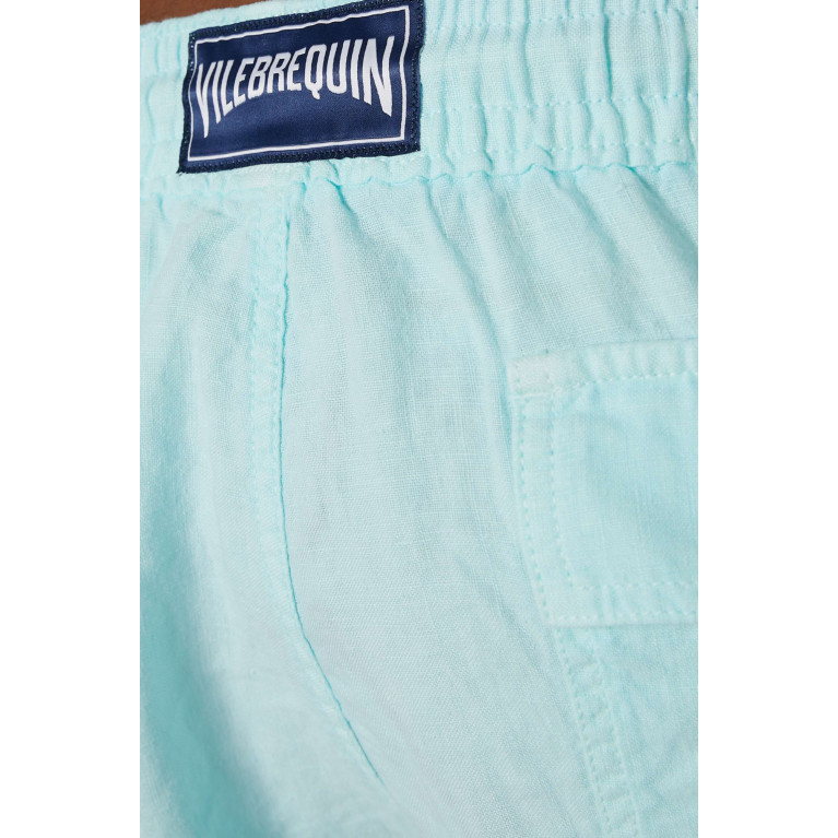 Vilebrequin - Baie Bermuda Shorts in Linen Blue