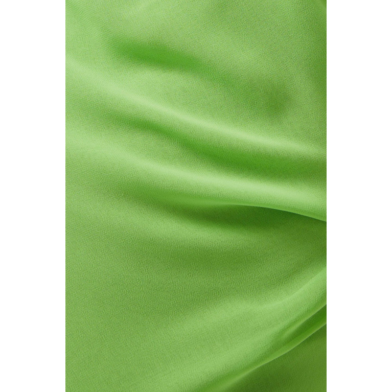 Misha - Elowen Maxi Dress in Georgette Green