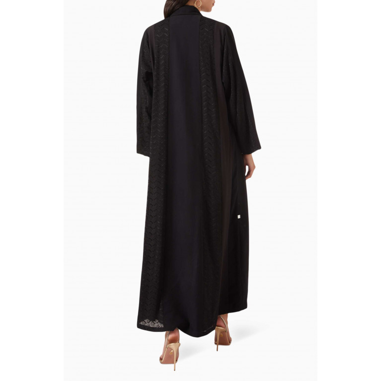Hessa Falasi - Sustainable Zainah-cut Panelled Abaya