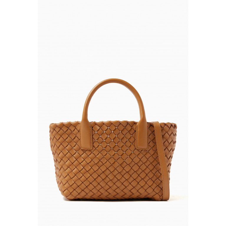 Bottega Veneta - Mini Cabat Tote Bag in Inteccio Leather