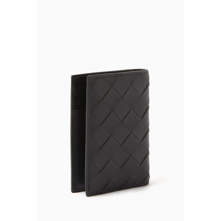 Bottega Veneta - Flap Card Case in Intrecciato Leather