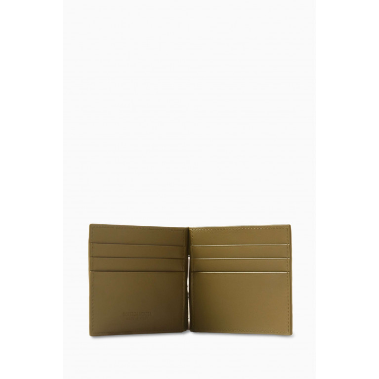 Bottega Veneta - Bi-fold Bill Clip Wallet in Intrecciato Leather