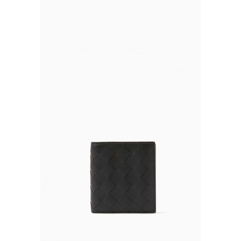 Bottega Veneta - Slim Bi-fold Wallet in Intrecciato Leather