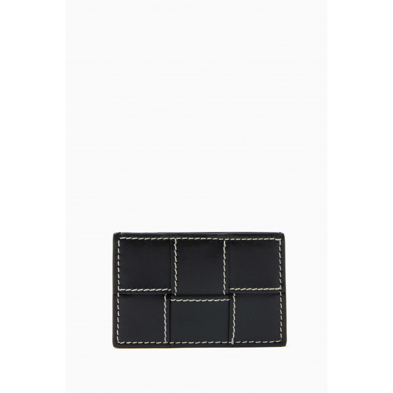 Bottega Veneta - Cassette Card Case in Intrecciato Leather